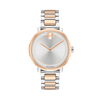 Movado Bold Silver Dial Two-tone Ladies Watch