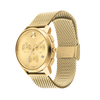 Movado Bold Thin Chronograph Quartz Gold Dial Men&#39;s Watch