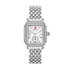 Michele Deco Mid Stainless Diamond Watch