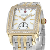 Michele Deco Mid Two-Tone 18K Gold Diamond Watch