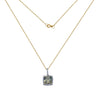 Smokey Quartz Diamond Necklace