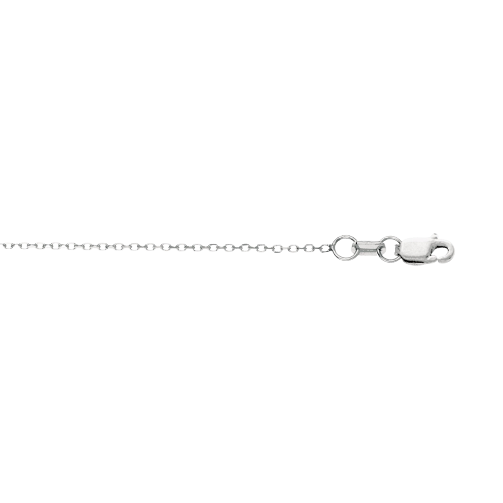 14K Gold .8mm Diamond Cut Cable Chain