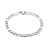 Stainless Steel Figaro Link Chain Bracelet