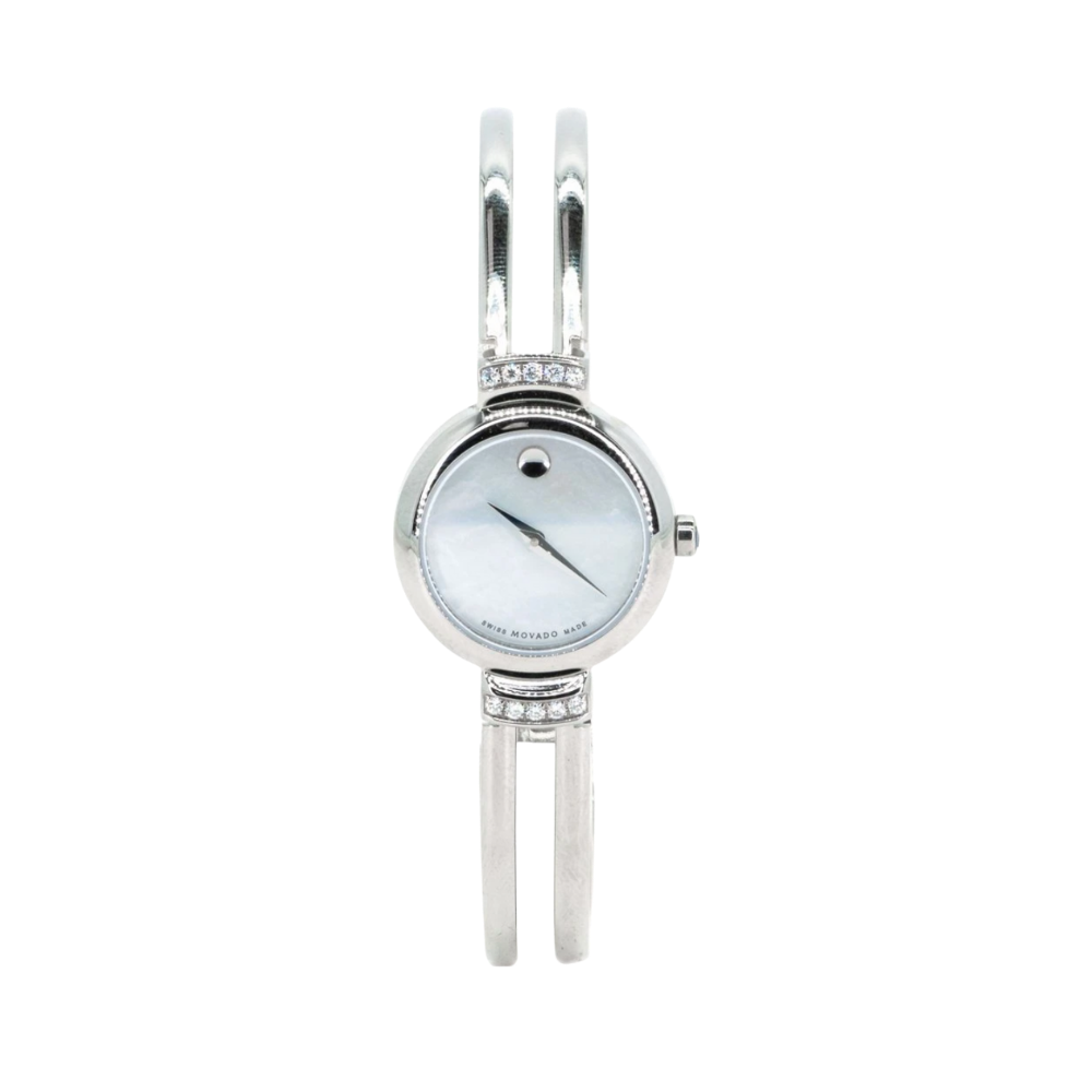 Movado Ladies Harmony Watch with White Mother of Pearl Dial