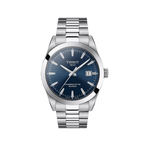 Tissot Gentleman Powermatic Automatic Blue Dial Men's Watch - Mahtani  Jewelers