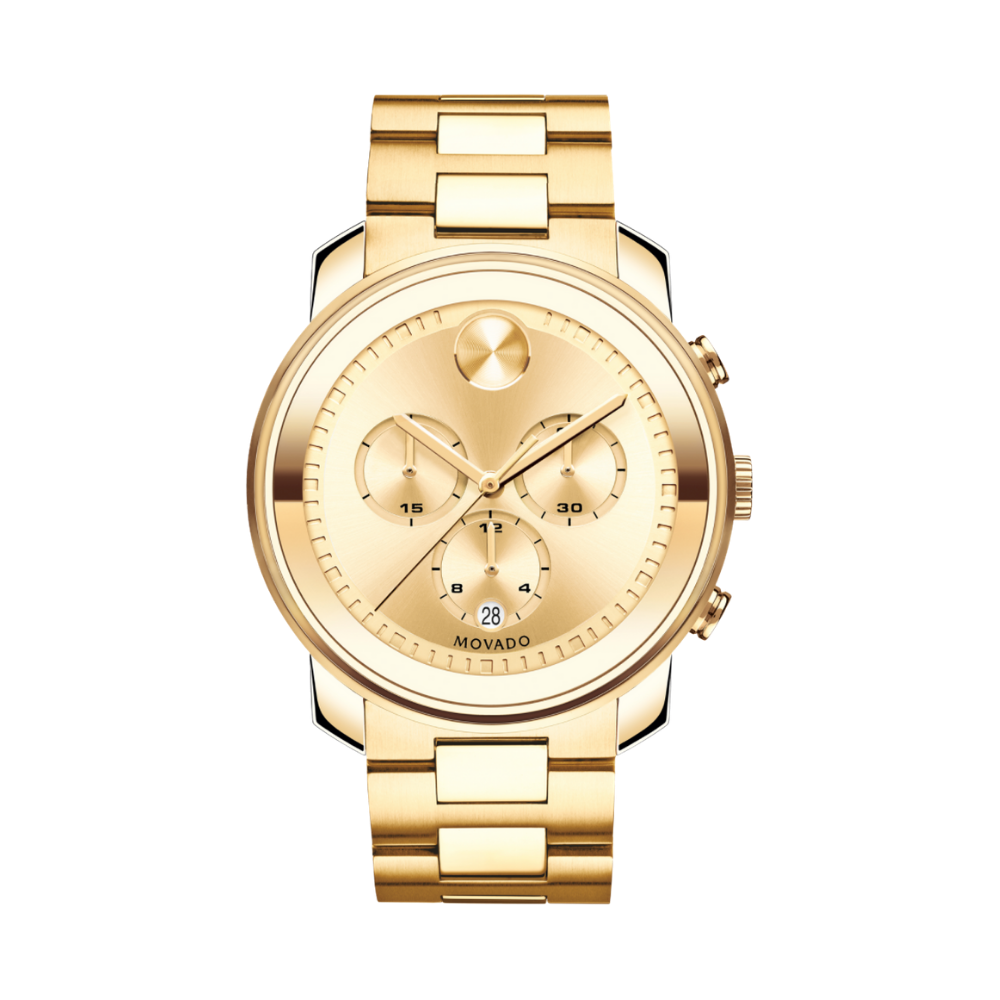 Movado bold cheap gold