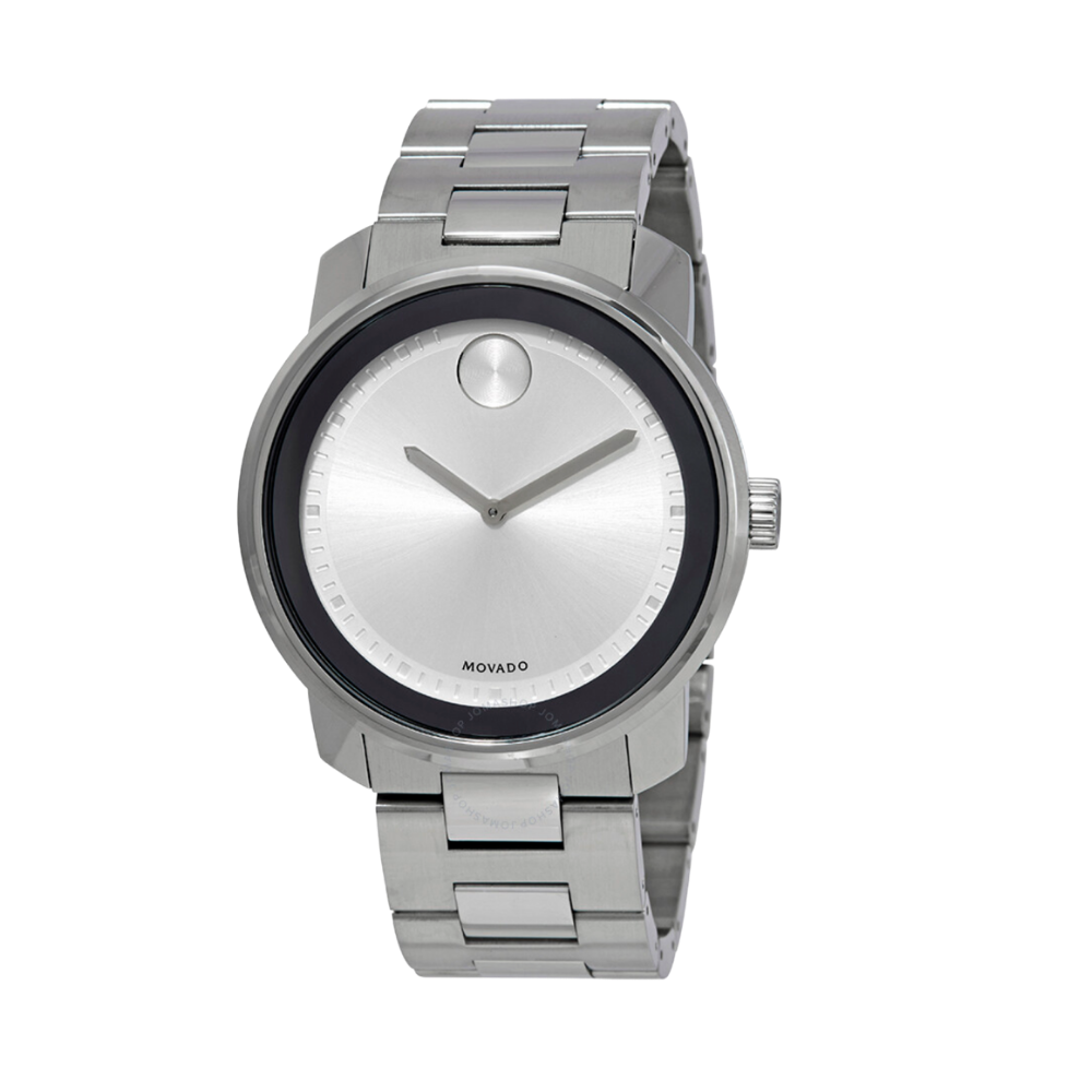 Movado bold silver mens hotsell