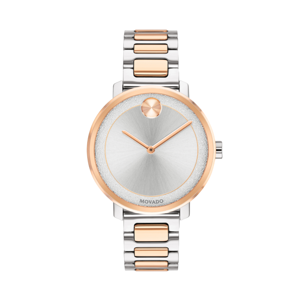 Movado two outlet tone ladies watch