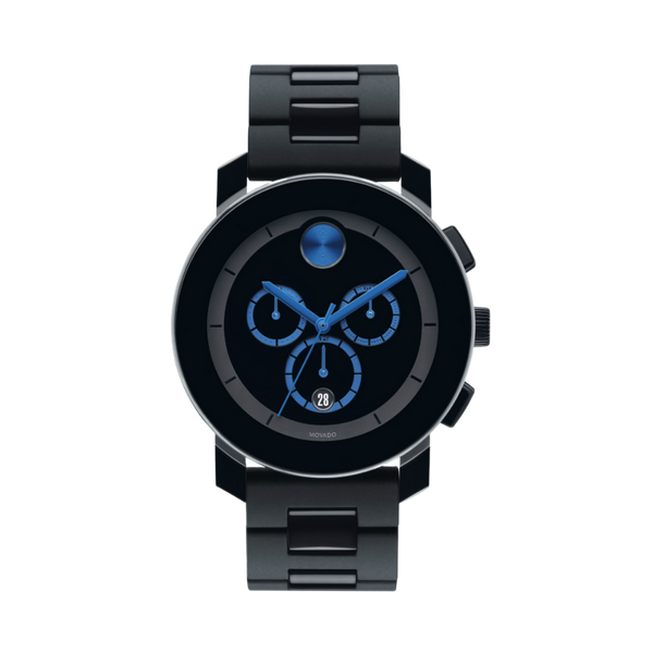 Black and hotsell blue movado