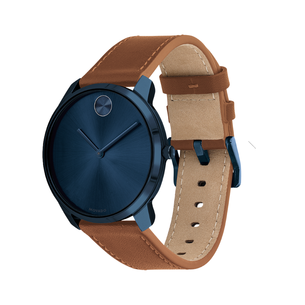 Movado bold blue online face