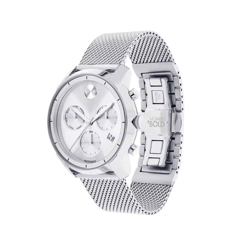 Movado bold clearance silver dial