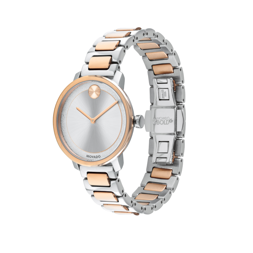 Movado bold cheap women's silver