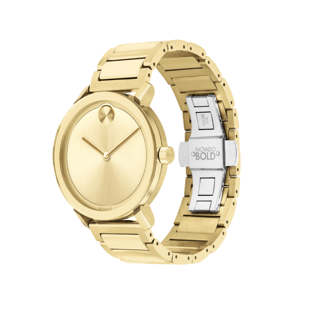 Gold movado clearance bold men's watch