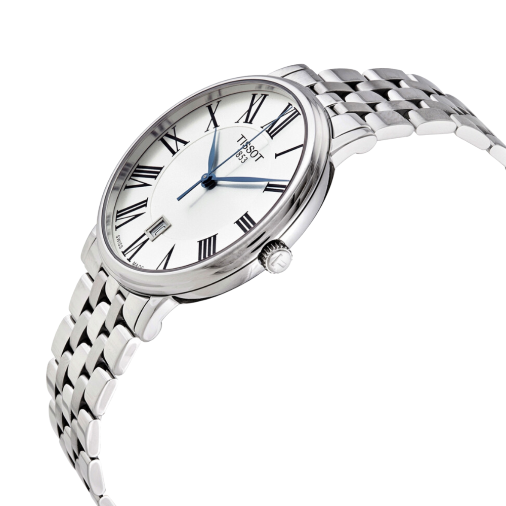 Tissot Carson Premium Quartz Silver Dial Men's Watch - Mahtani