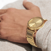 Movado Bold Gold Dial Yellow Gold Ion-plated Men&#39;s Watch