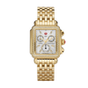 Michele Deco 18K Gold Diamond Watch