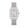 Michele Deco Mid Stainless Diamond Dial Watch