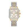 Michele Deco Two-Tone 18K Diamond Watch