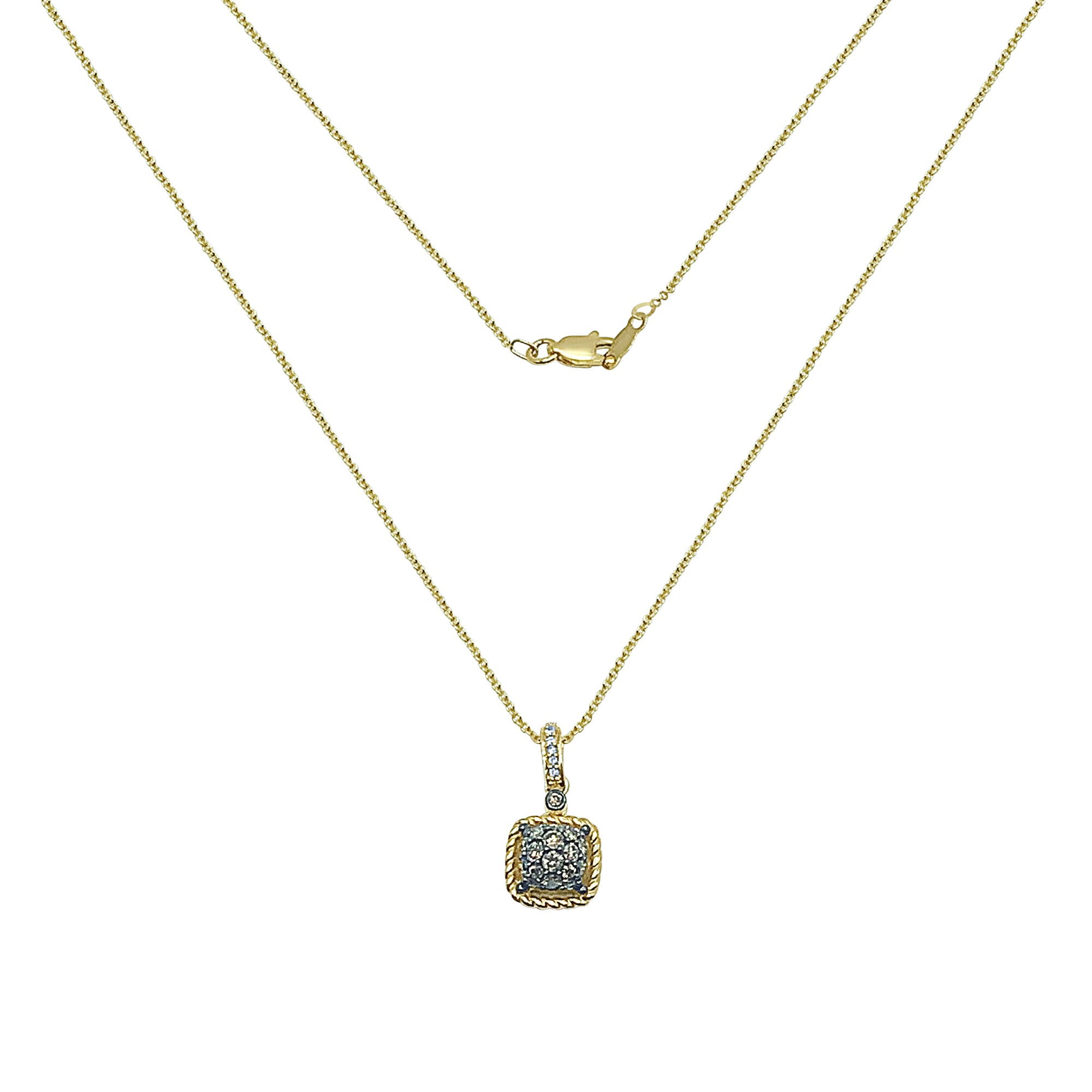 Jared The Galleria Of Jewelry Le Vian Chocolate Diamond Necklace 3/8 carat  tw 14K Gold | Bridge Street Town Centre