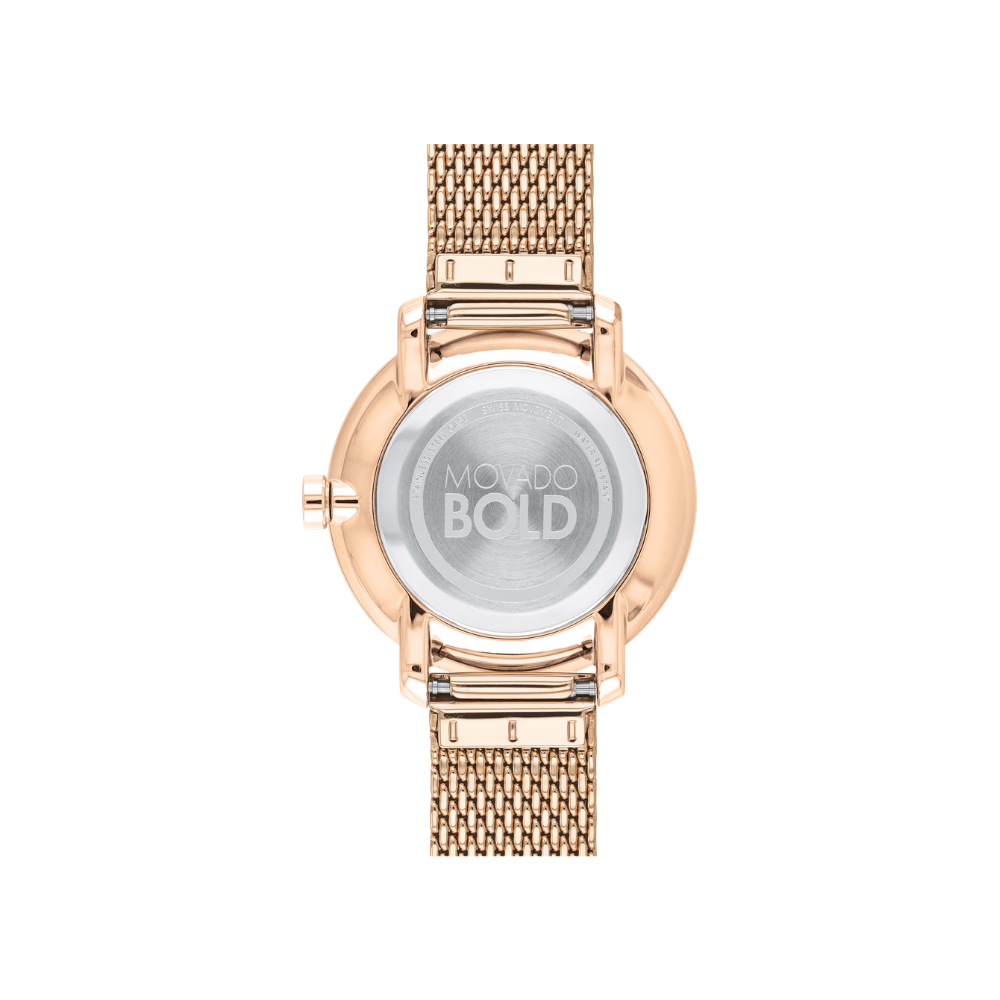 Movado bold shimmer online rose gold